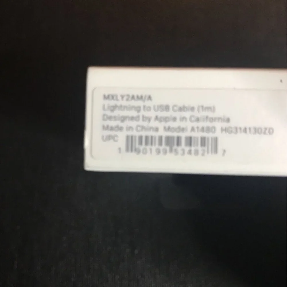 Original Apple Lightning to uSB Cable (1m)